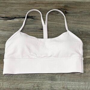 Lululemon Flow Y Bra Light Support, A/B Cup (Meadowsweet Pink) | Size 6